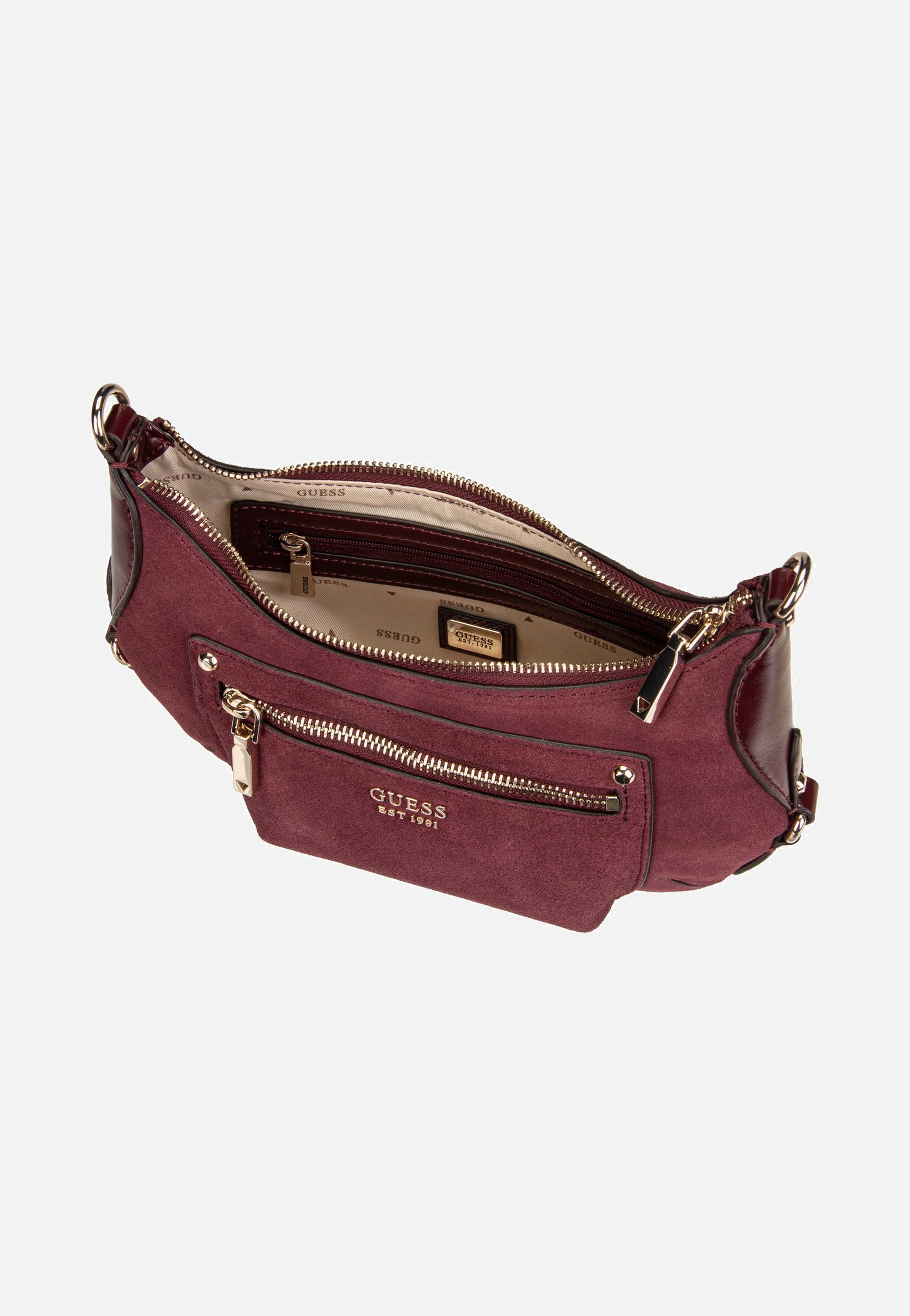 Marsha Mini Crossbody Burgundy - Crossbody Bag