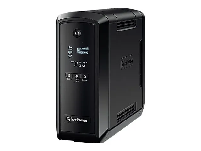 CyberPower PFC Sinewave Series CP550EPFCLCD - UPS - AC 230 V - 330 Watt - 550 VA - 7 At - USB - output-stikforbindelser: 6
