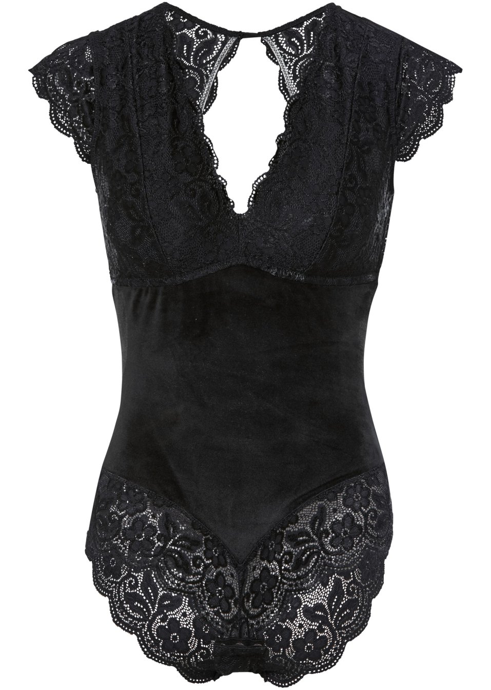 Body en velours sans armatures