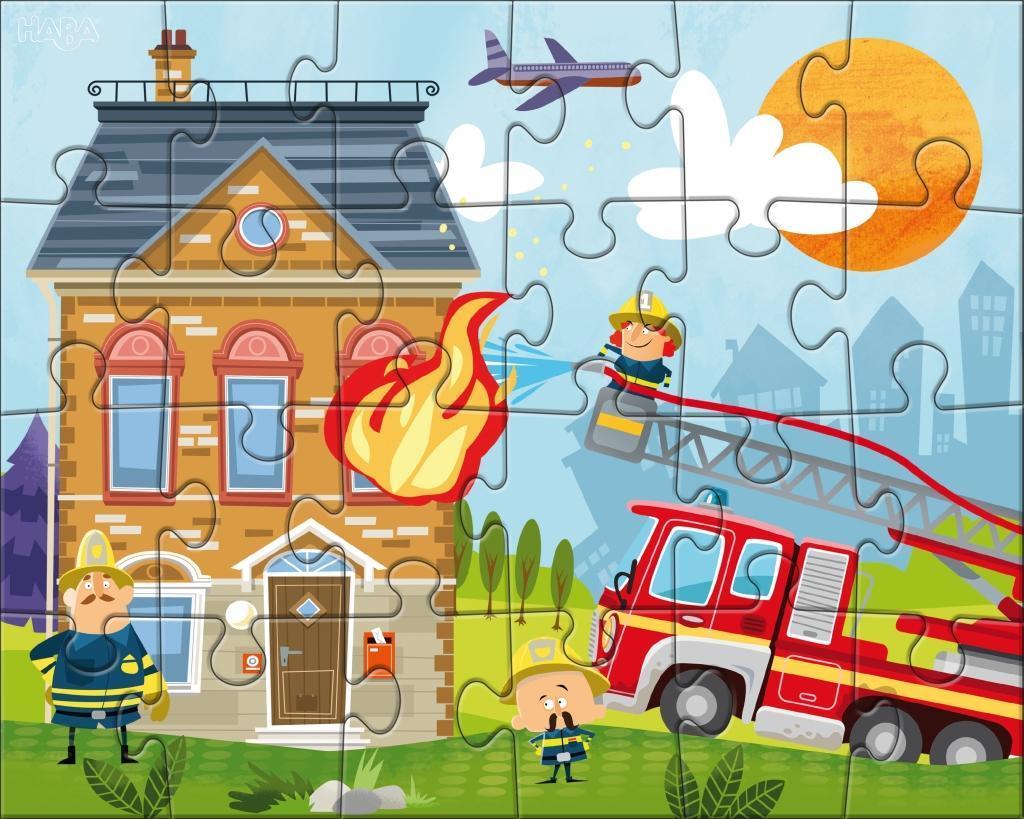 Puzzle KLEINE FEUERWEHR 3x24-teilig