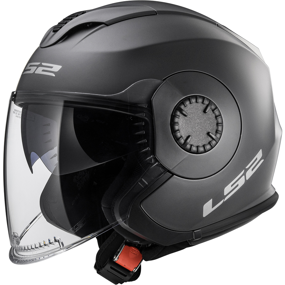 LS2 - Casque OF570 Verso Solid Gris Mat