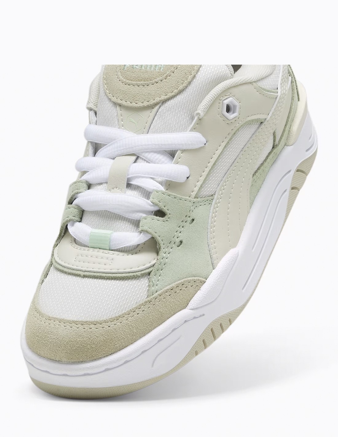 puma Sneakers Femme 180 Beige/Blanc/Vert
