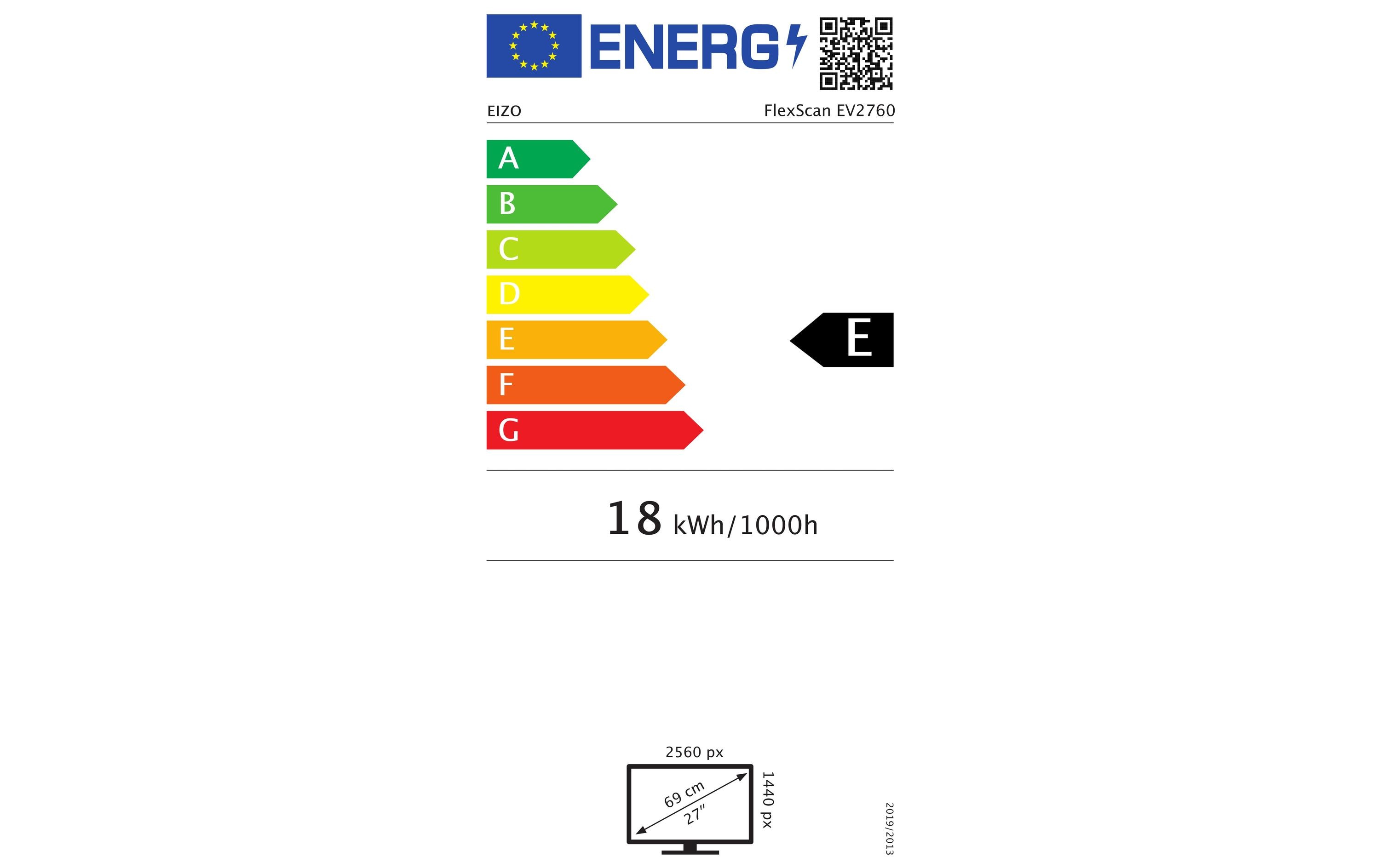 Monitor EV2760-Swiss Edition Weiss<br>Ergonomischer 27