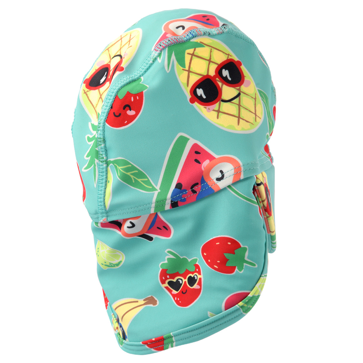 Famy Baby UV-Badeoverall und Badekappe im Set helltürkis