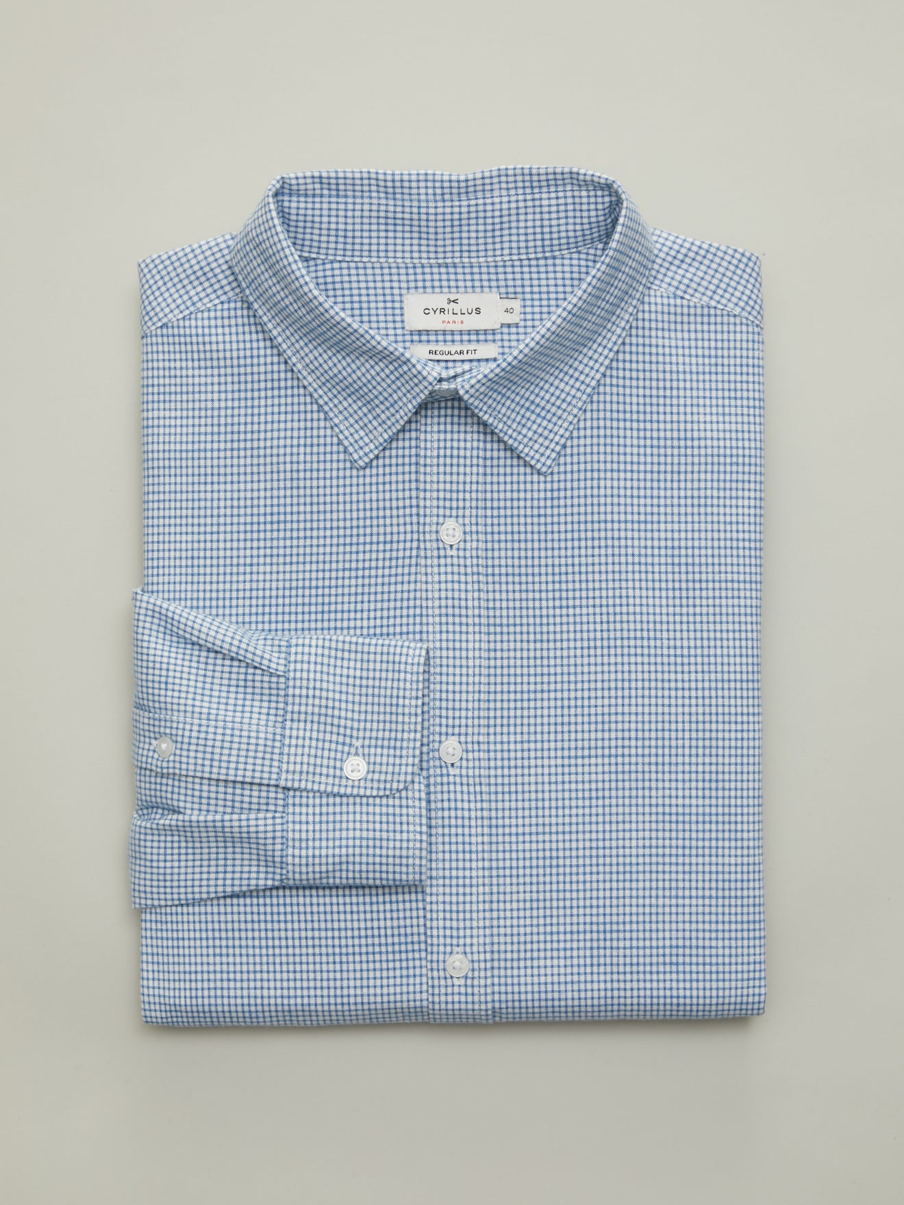 Chemise Regular Fit homme carreaux fenêtre