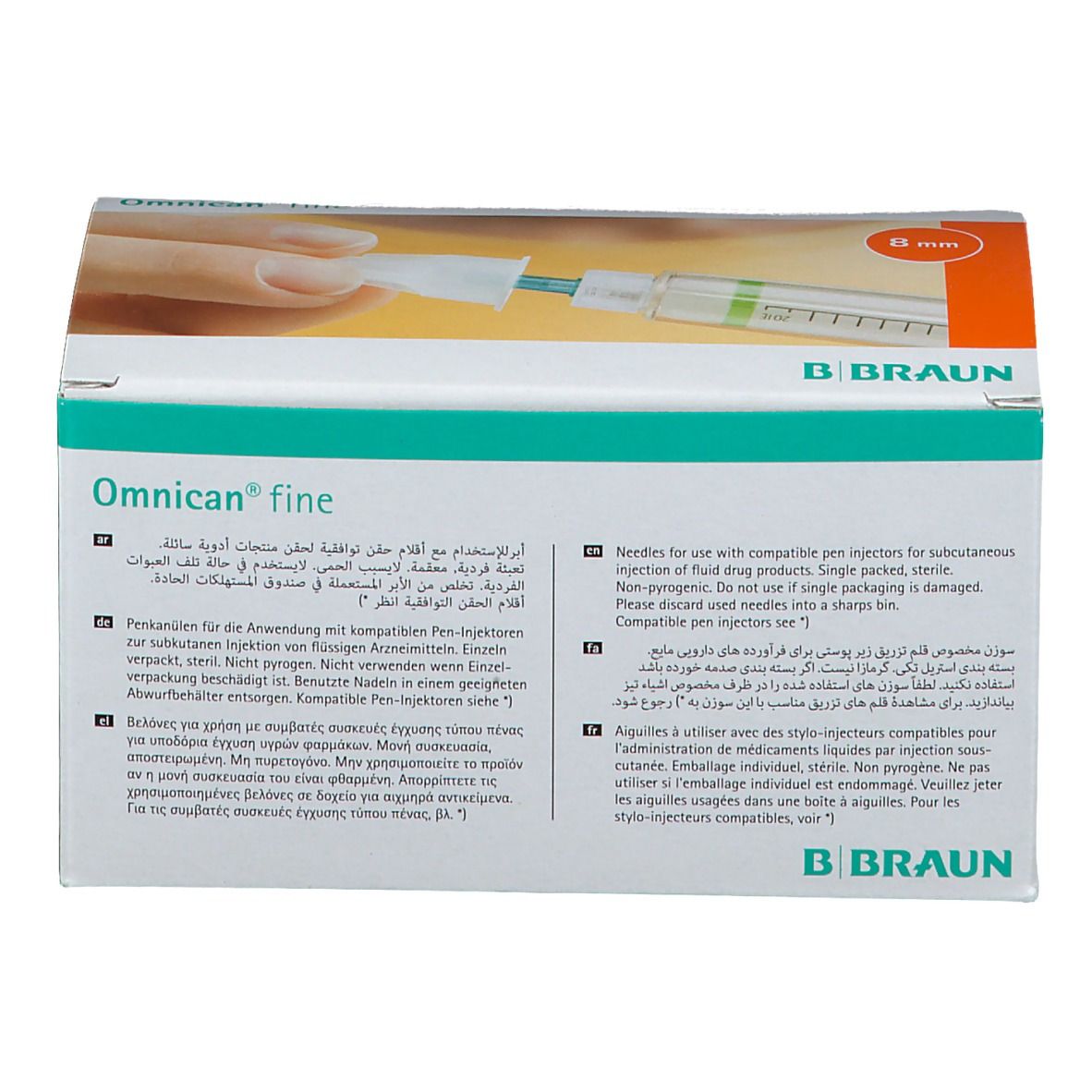 Omnican® fine Penkanüle  31G  0,25 x 8mm