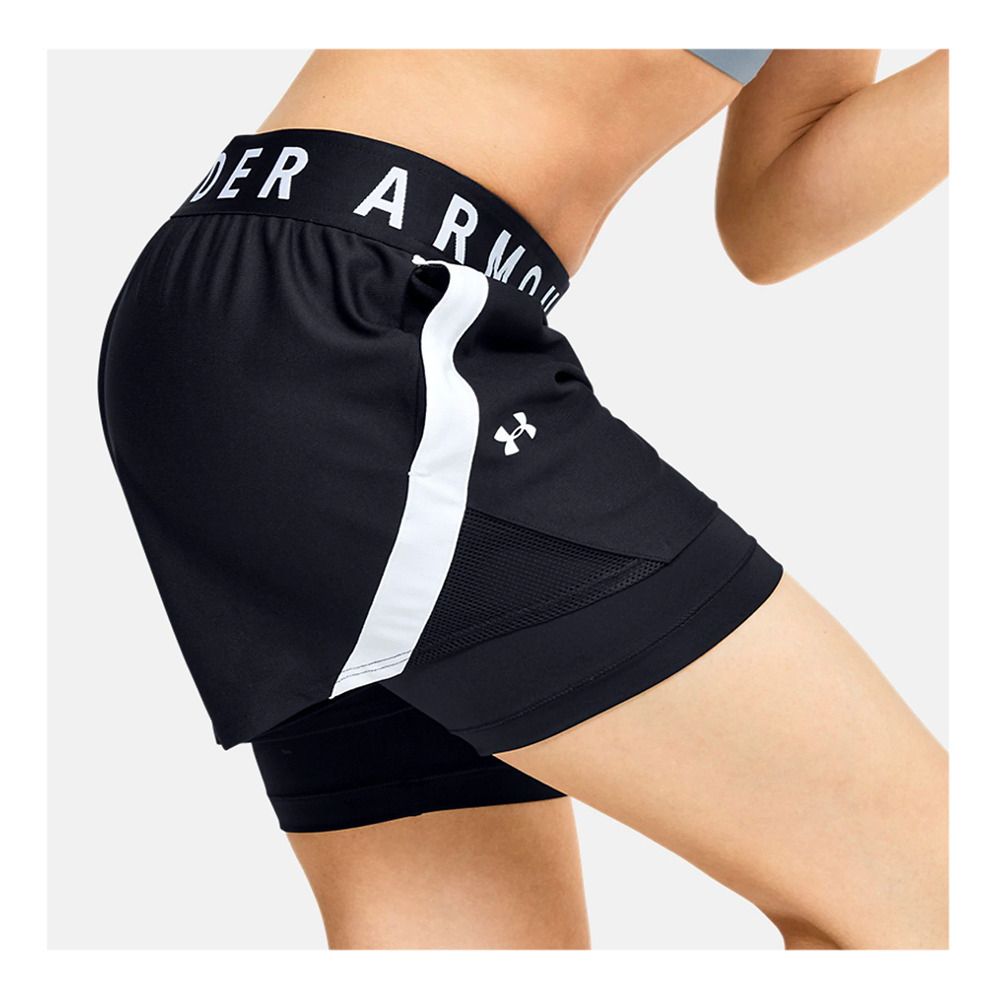 Under Armour PLAY UP - Short 2 en 1 Femme noir