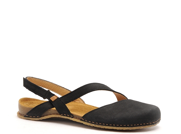 El naturalista nu pieds plats femme panglao n5813 noir