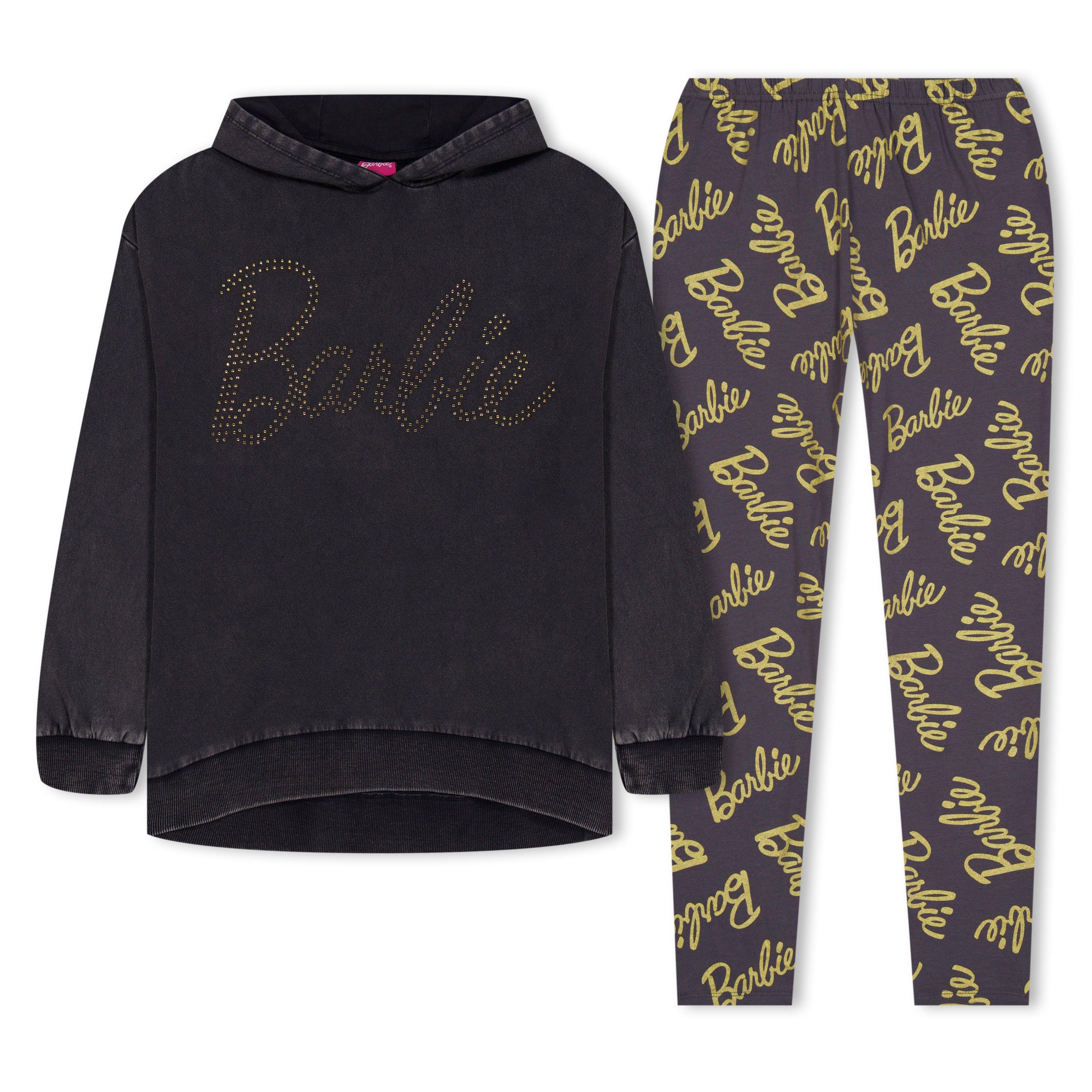 Character Girls Barbie Graphic Diamante Hoodie and Legging Set