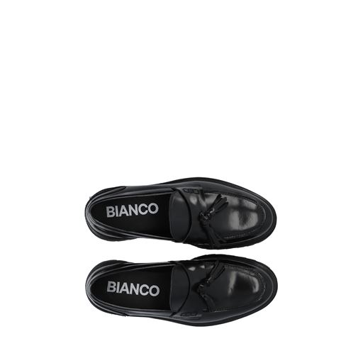 Bianco BIAGil Tassel Loafers, Black, 45