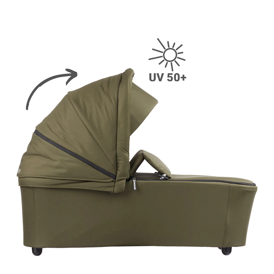 GESSLEIN Kinderwagen FX4 Soft+ Style Babywannen Set grün