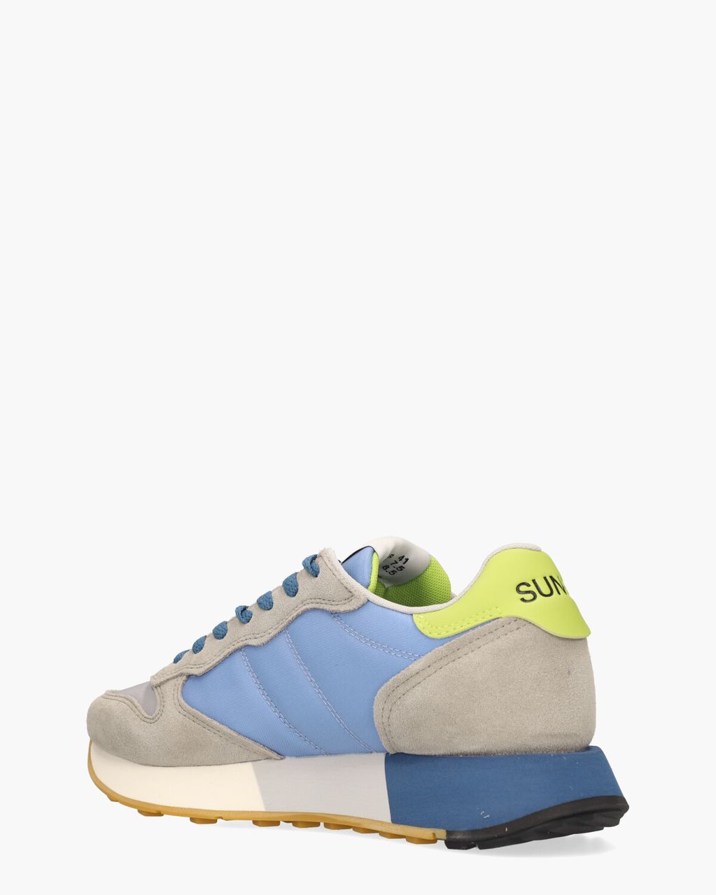 SUN68 Jaki 2.0 Bicolor Grijs/Blauw Herensneakers