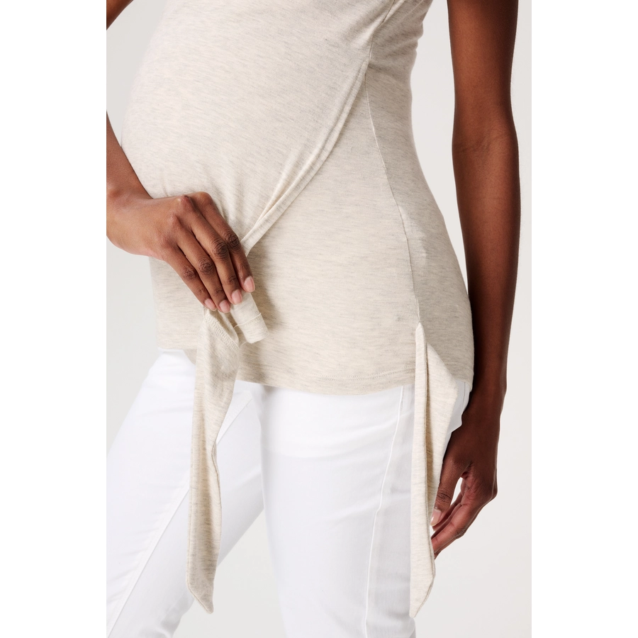 Esprit Still t-shirt Oatmeal melange