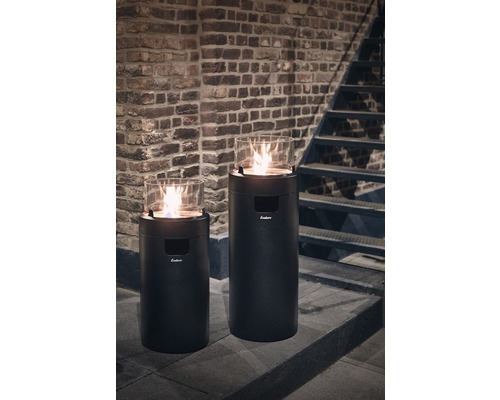 Enders NOVA LED M vuurkorf van roestvrij staal, zwart