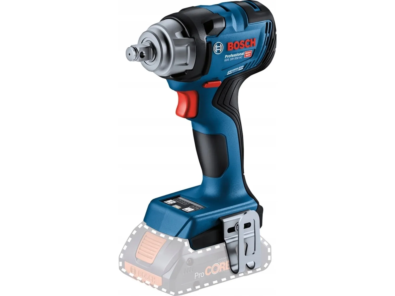 Bosch SLAGNØGLE GDS 18V-330 HC SOLO - SOLO