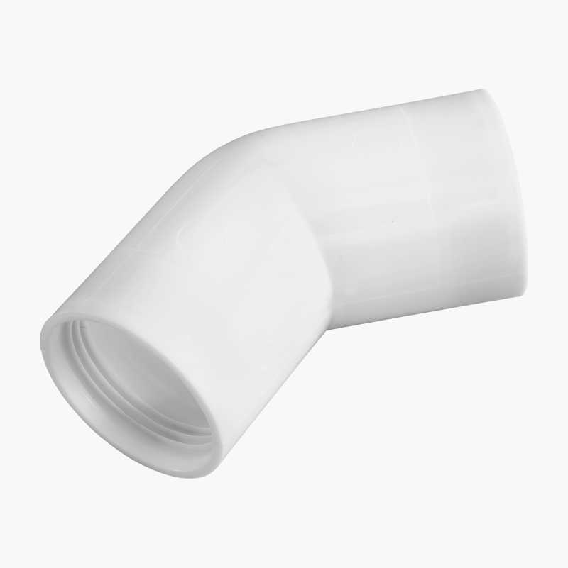 Bend med gummitetning, 45°, 32 mm, 2 muffer