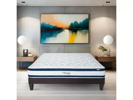 BELLECOUR LITERIE | Matelas CHENONCEAU 160x200 cm | Mousse avec mémoire de forme