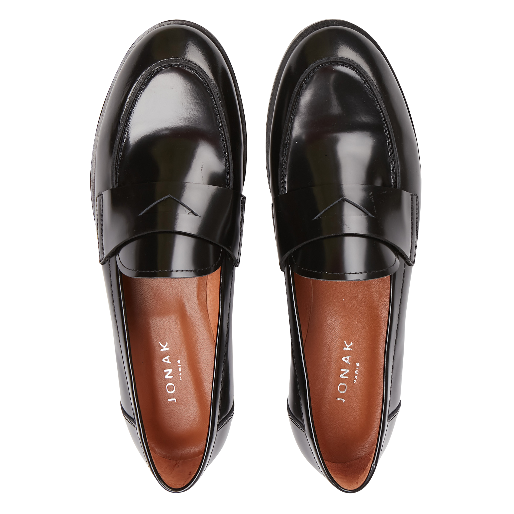 THELMA - Mocassins en cuir | Noir