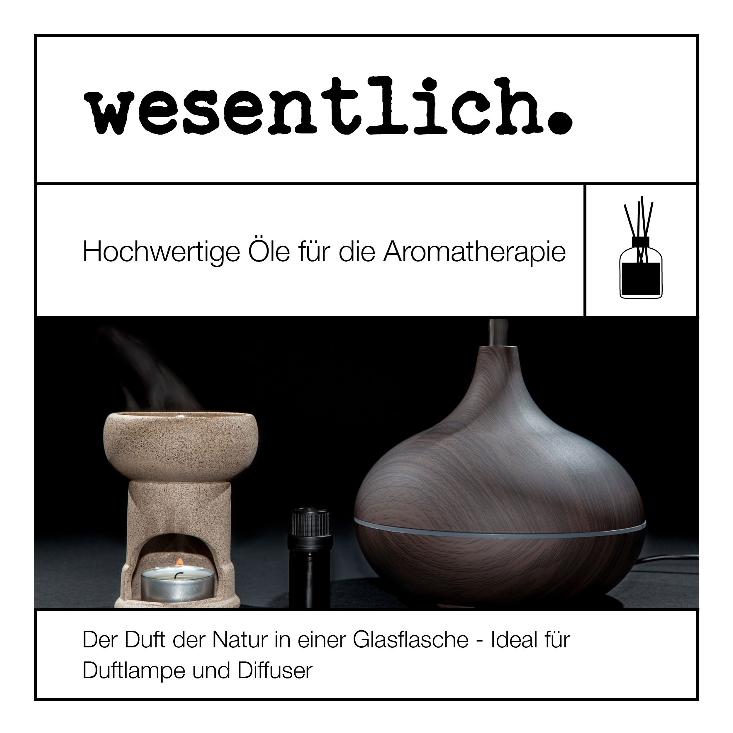 Lavendelöl - ätherisches Öl von wesentlich.