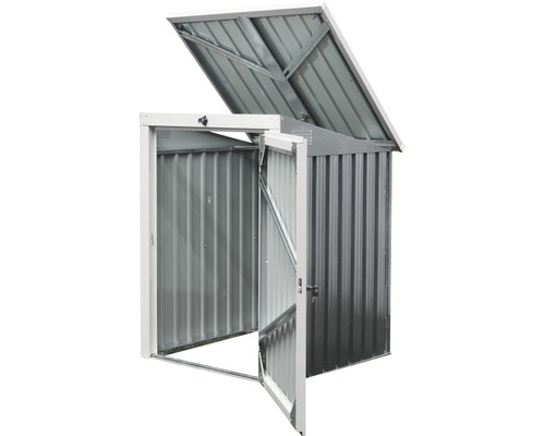 WESTMANN enkele opbergbox inclusief gasveren, 104 x 101 x 134 cm, antraciet