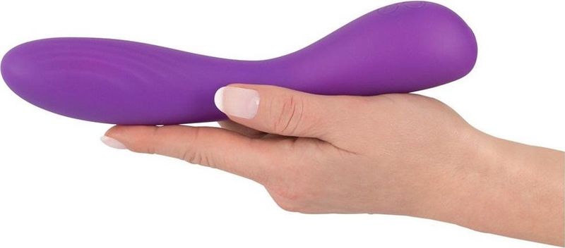 Ergonomische Flexibele Vibrator met Hoogwaardige Afwerking en Krachtige Vibratie 21.3 cm – Paars