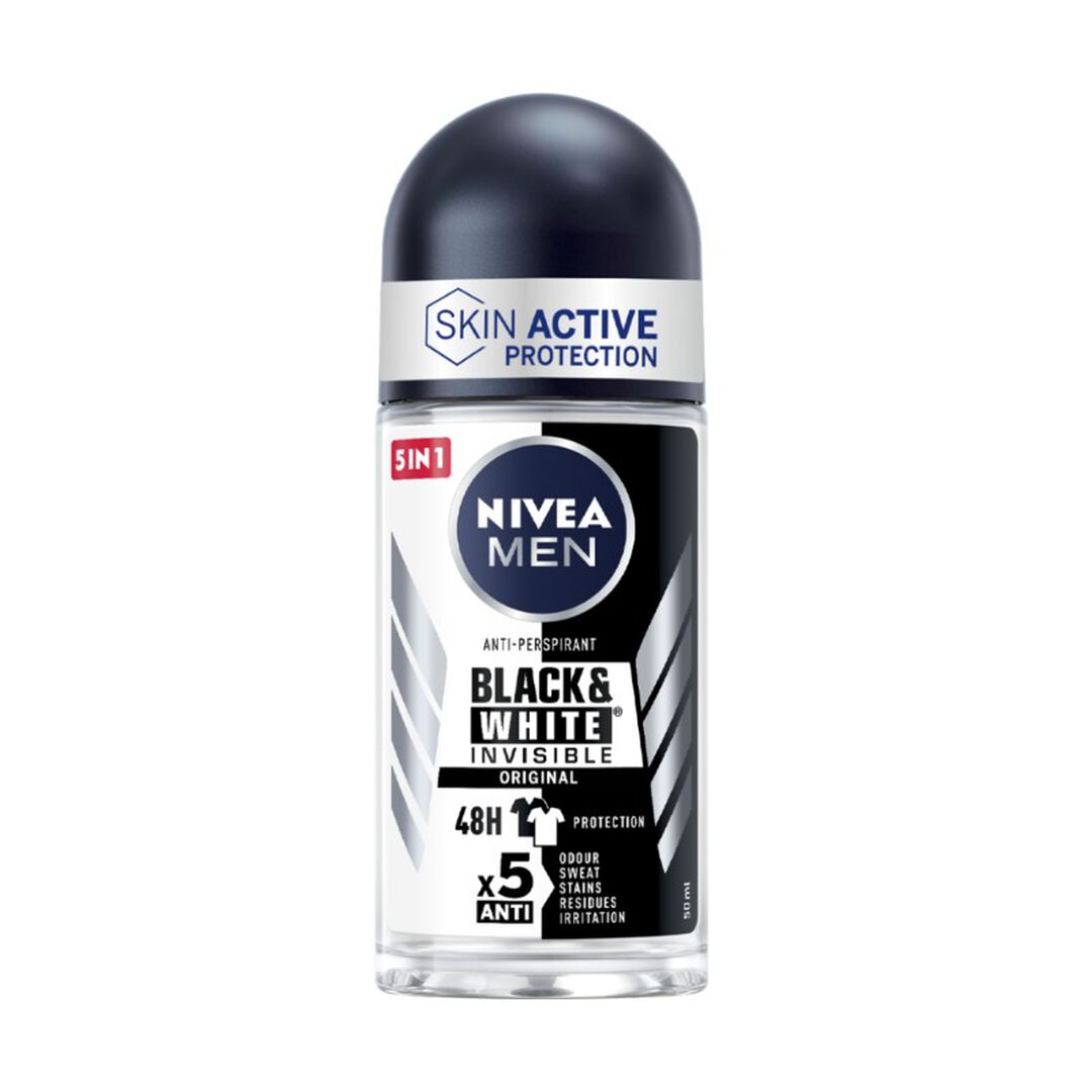 Deo Roll-On Invisible Black & White - 50ml
