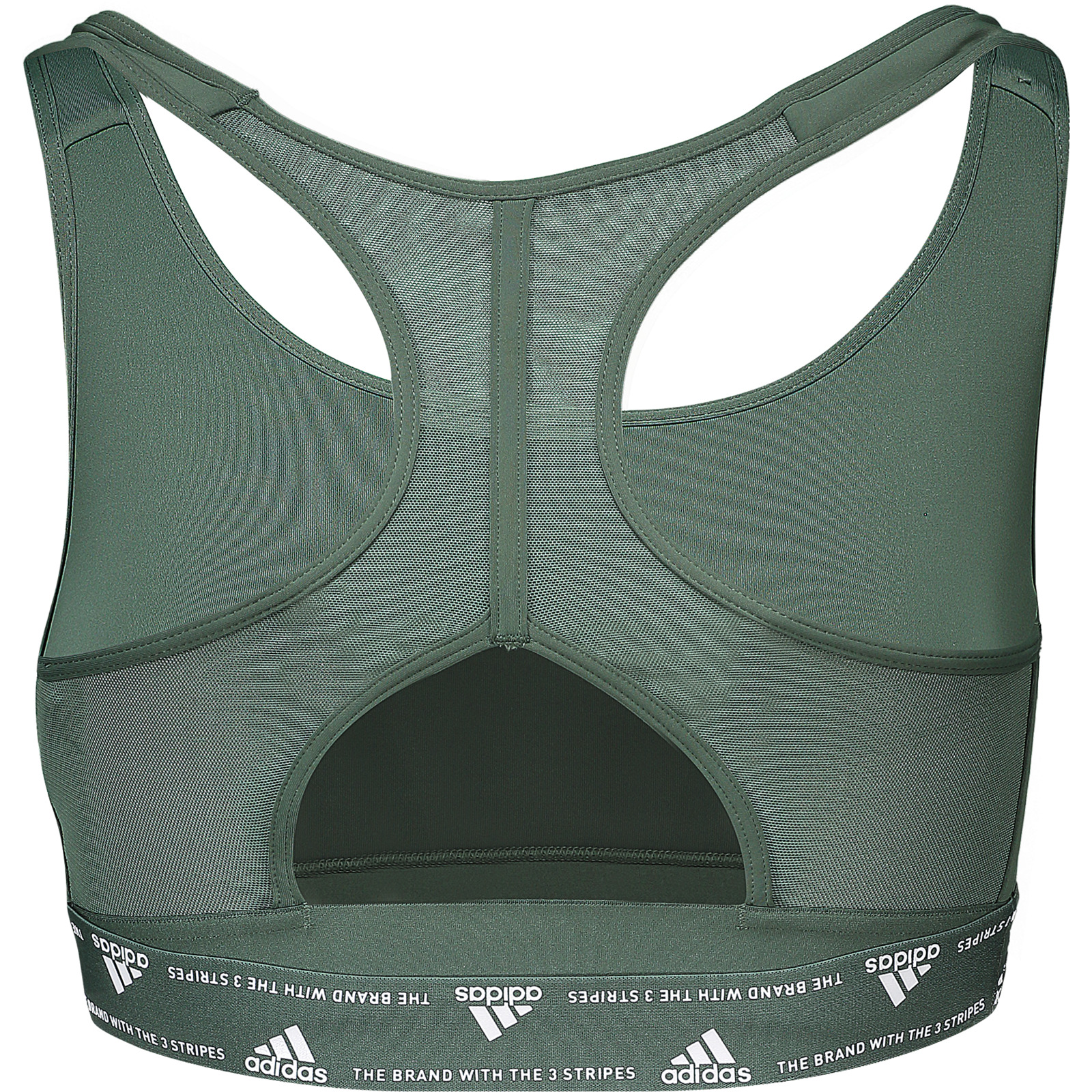 Adidas Damen-Bustier PWR MS Bra L, grün