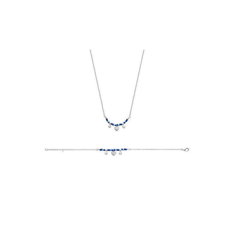 Bracelet Femme - Argent 925 - Oxyde de zirconium - Longueur : 18 cm