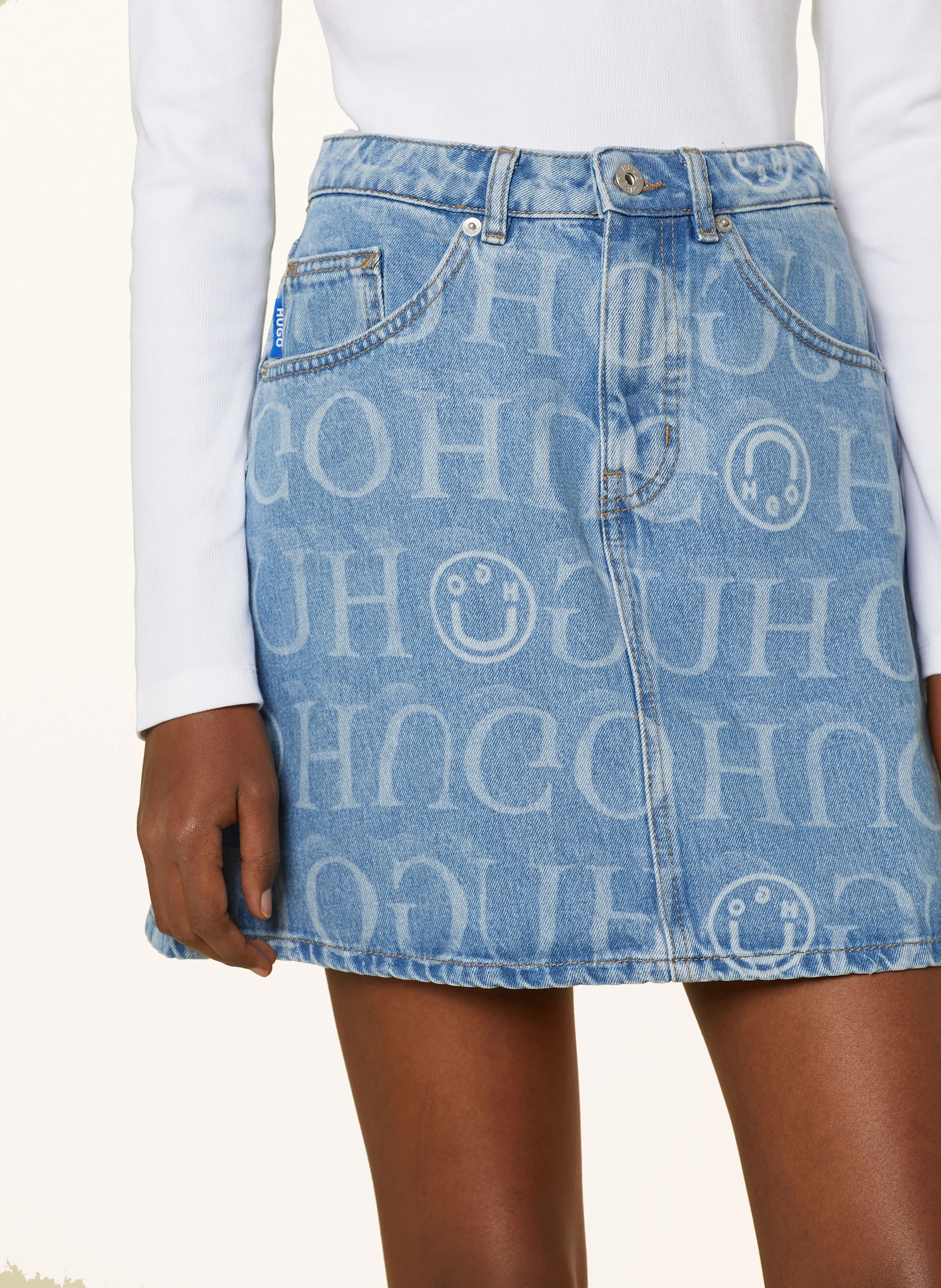 HUGO BLUE Jeansrock GAMI