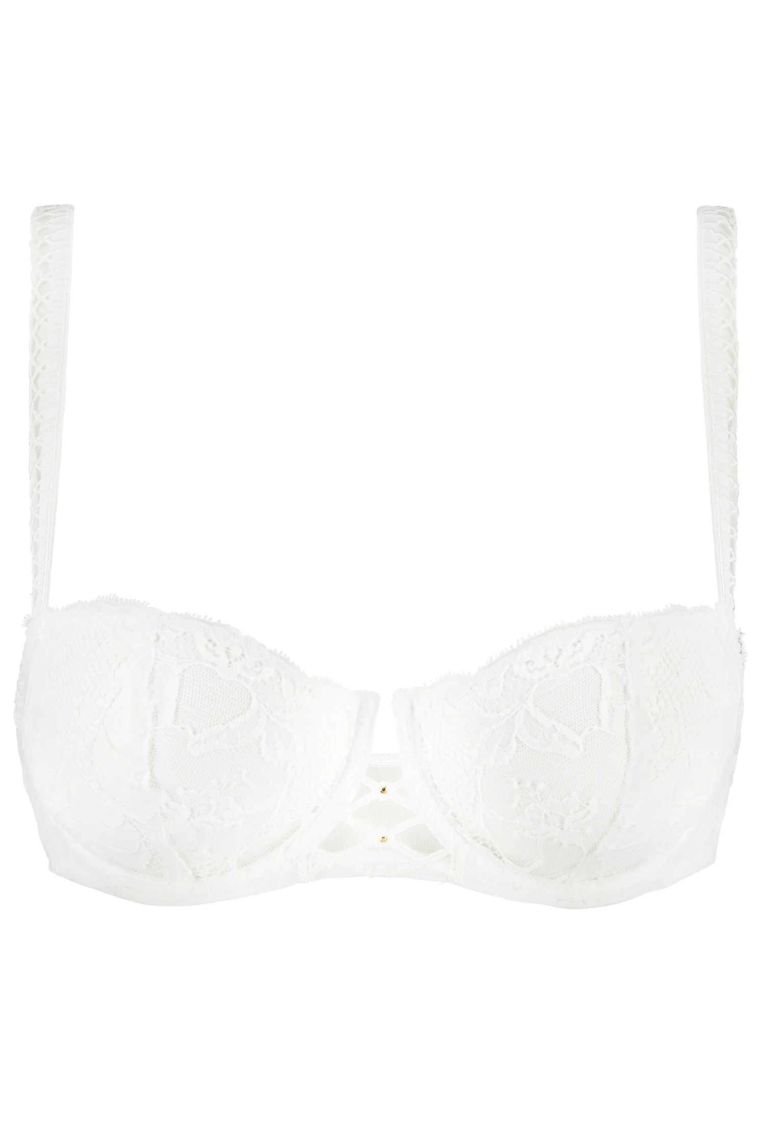 KISS OF LOVE - Soutien-gorge corbeille avec armatures | Blanc