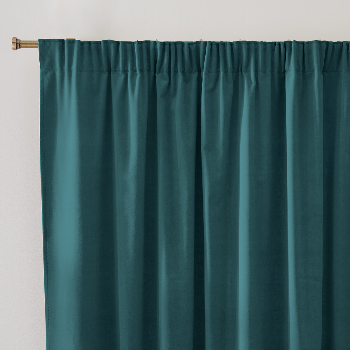 LA REDOUTE INTERIEURS<br>Cortina de veludo com debrum franzido, Veludo