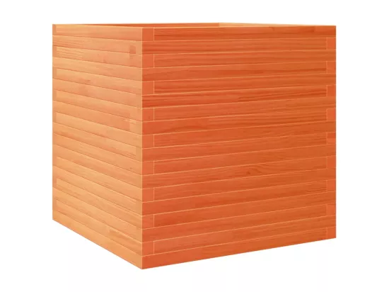Jardinière bac lit surélevé bois marron 70 x 70 x 68.5 cm 02_0038494