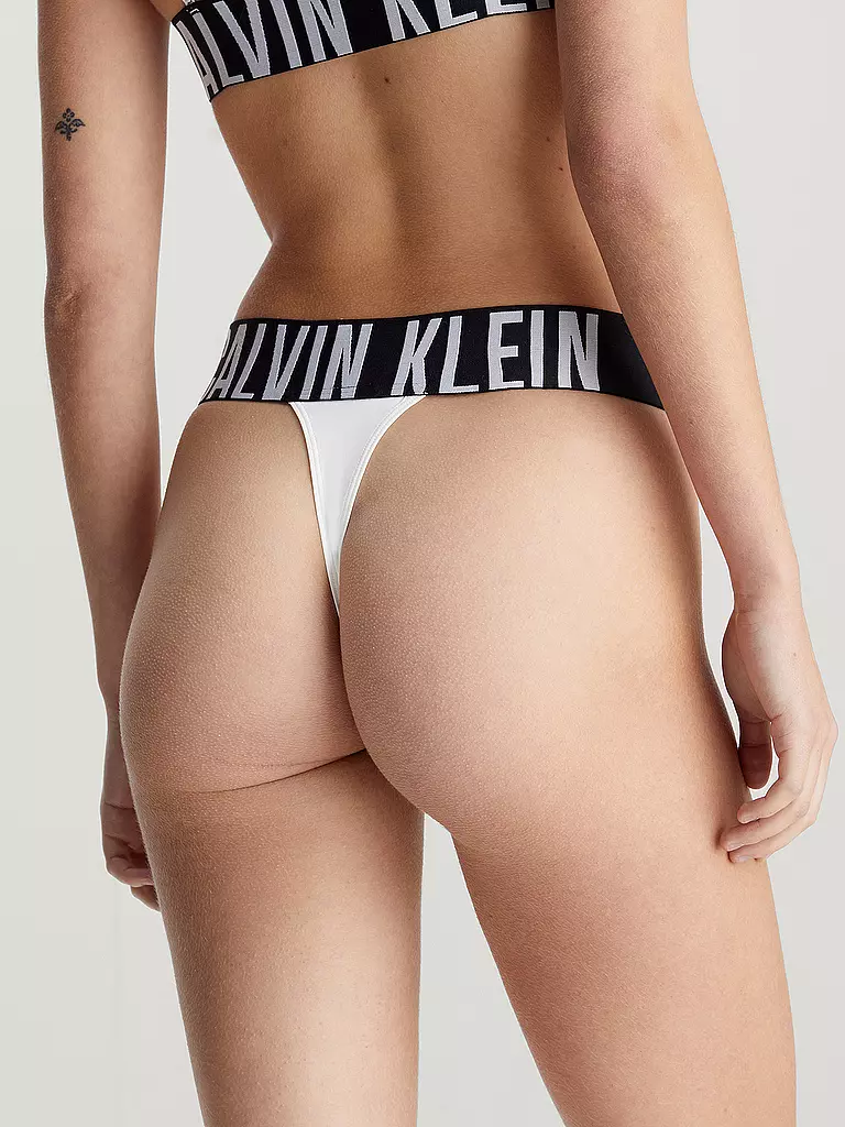 CALVIN KLEIN Bikinihose - String weiss