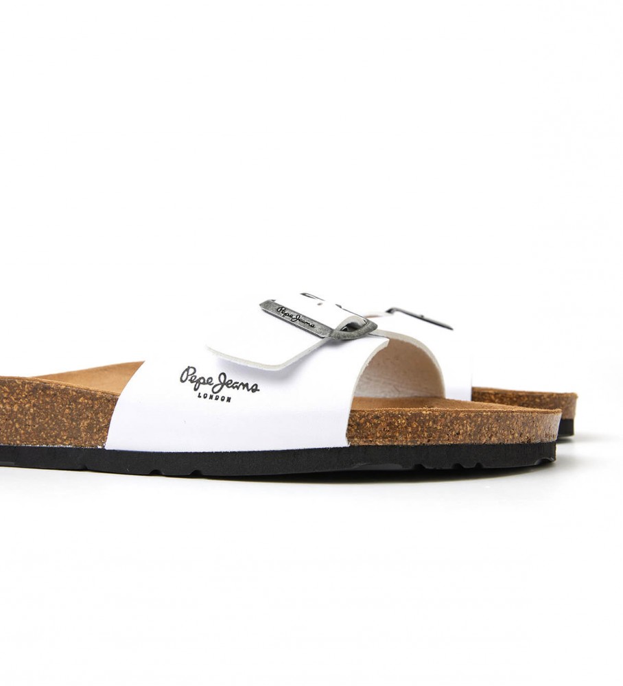 Sandálias Pepe Jeans Bio Single Champion, brancas