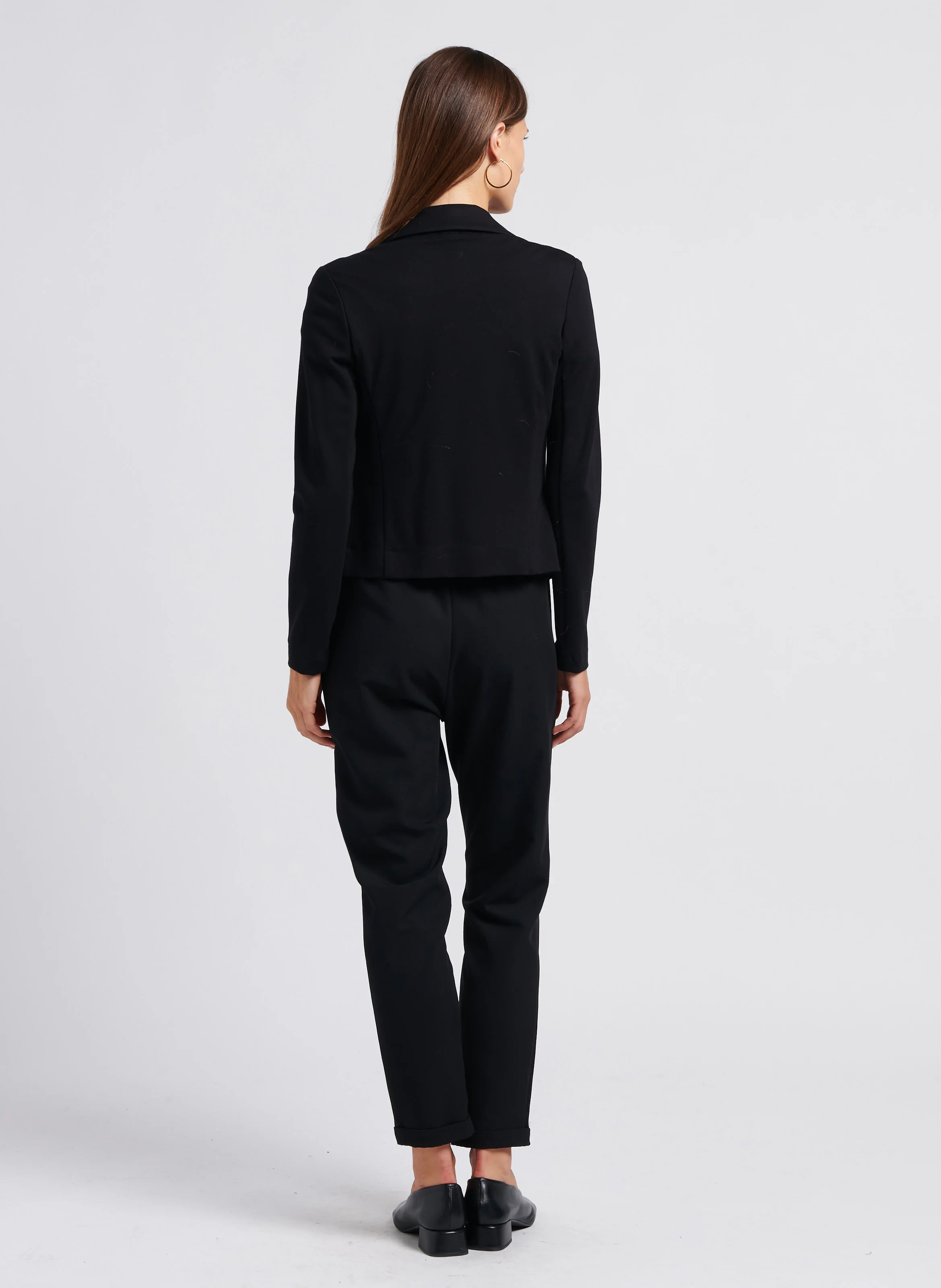 Veste courte tailleur| Noir