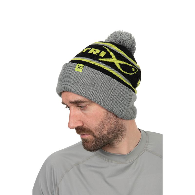 Bonnet Homme Fox Matrix Thinsulate Bobble Hats - Gris