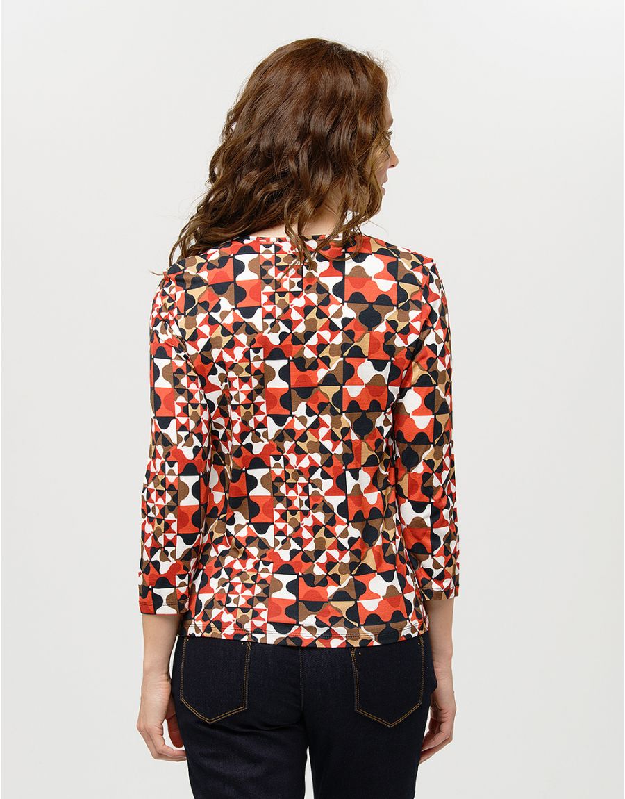T-shirt imprimé rouge