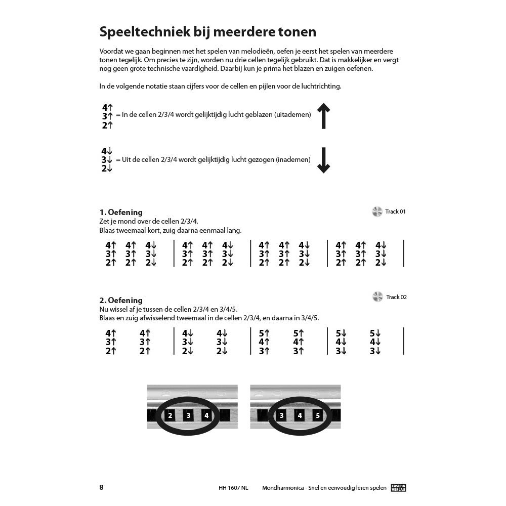 Cascha HH 1607 NL Mondharmonica - Snel en eenvoudig leren spelen