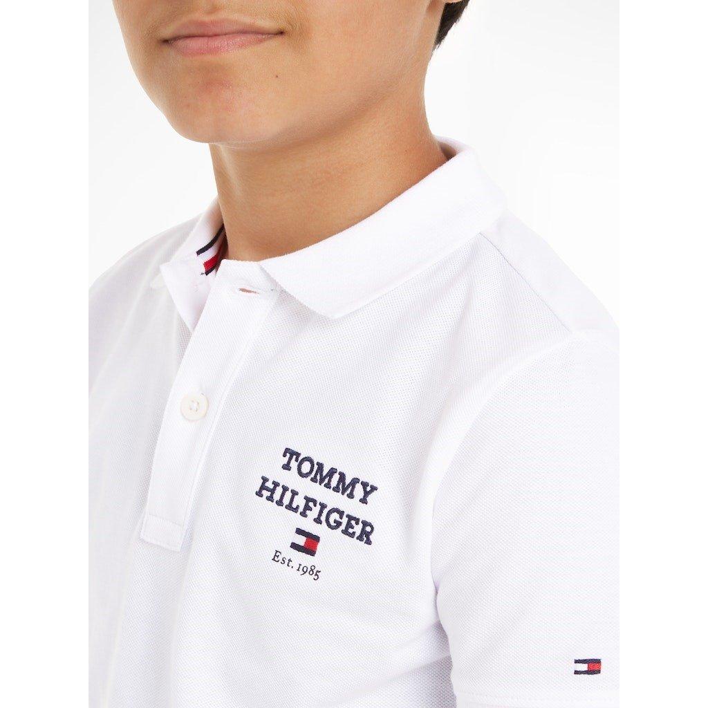 Tommy Hilfiger Logo Polo Short Sleeve Shirt Junior