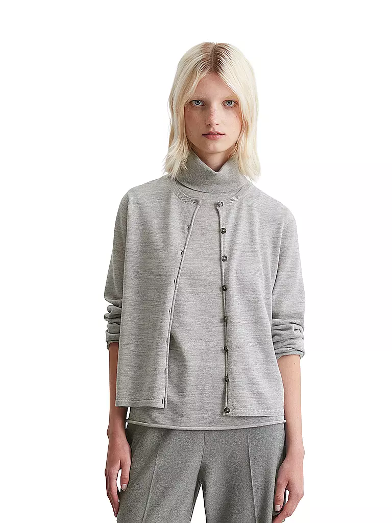 MARC O'POLO Strickjacke  grau