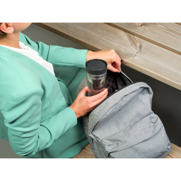 Brabantia Make & Take theebeker dubbelwandig 0,36 liter - Dark Grey