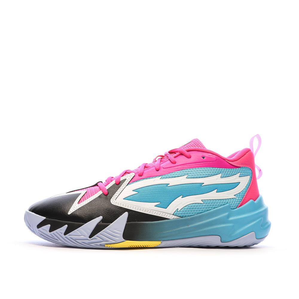 Puma Chaussures de basket Bleu/Rose Homme Puma Scoot Zeros