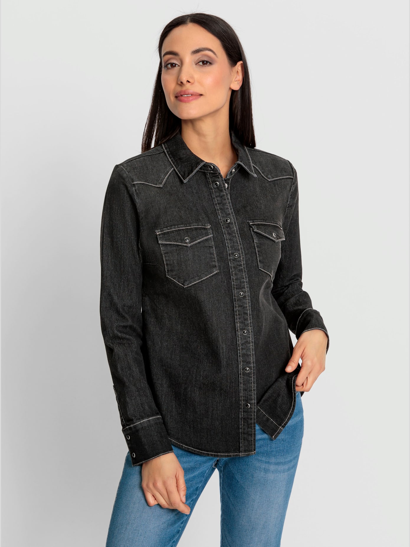 Chemisier en jean denim doux