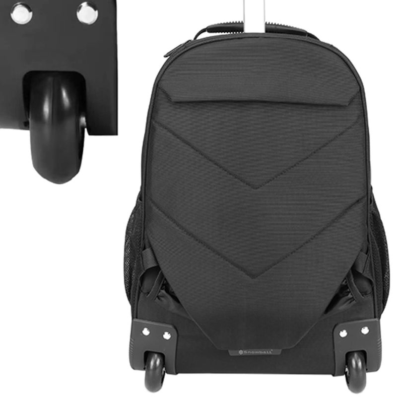 Sac à dos ordinateur à roues 22148 Port USB 15,6'' Noir