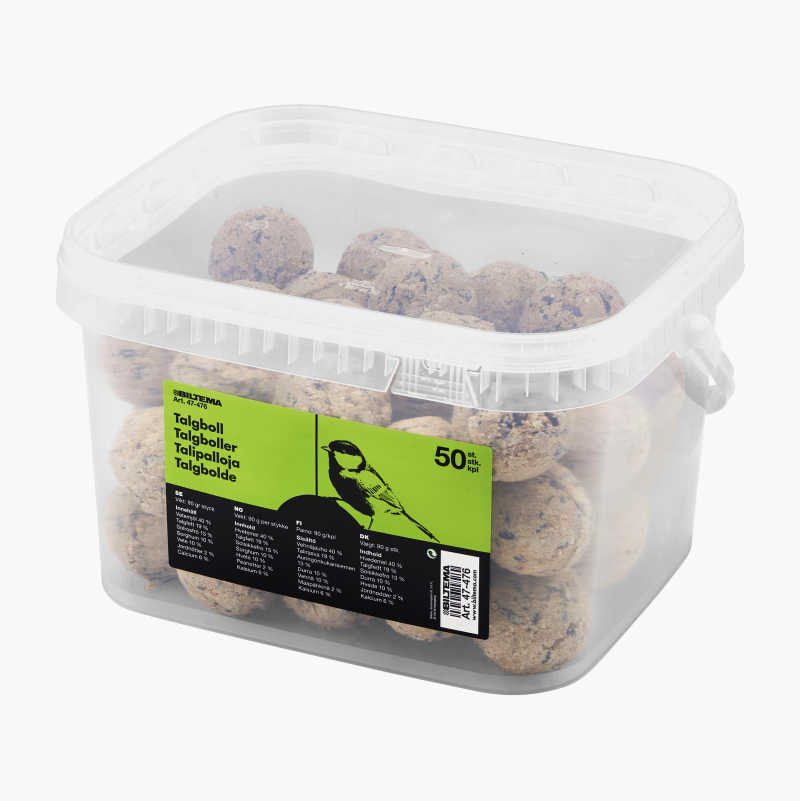 Talgbolle, 50-pk.