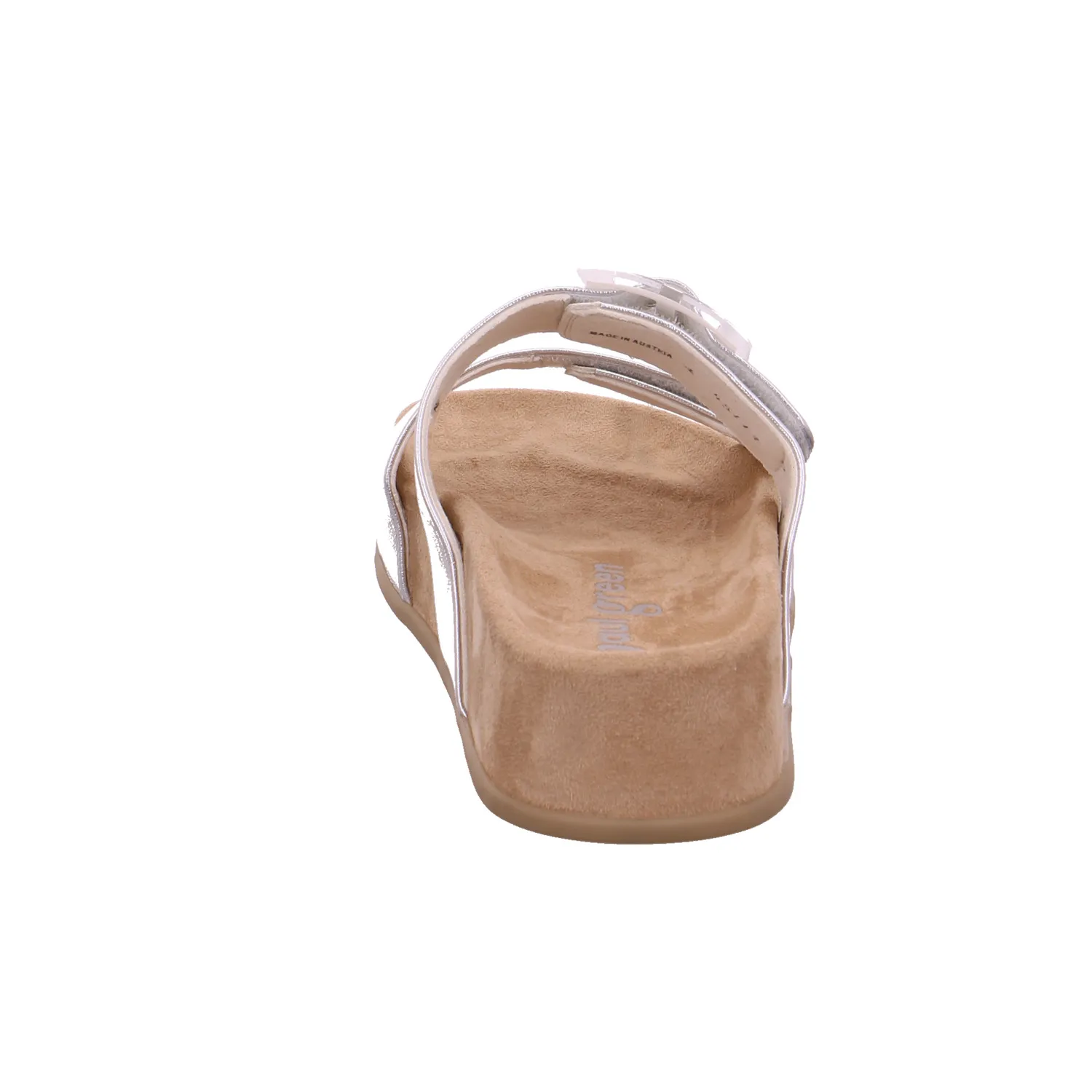 PAUL GREEN Pantolette Silber Leder