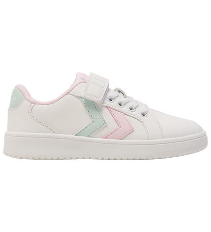 Hummel Schuhe - Derby Court JR - Weiß/Pink