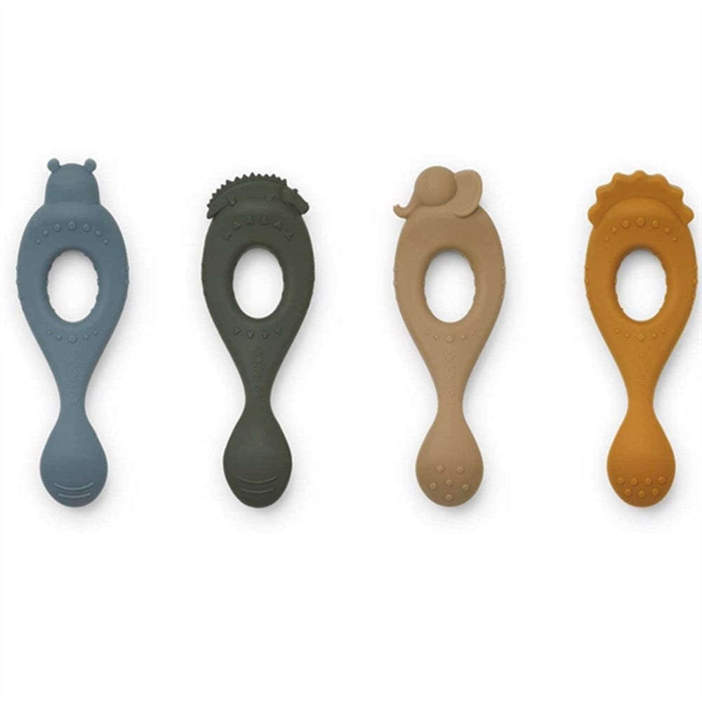Liva Silikone Skeer Safari Blue Multi Mix 4-Pak