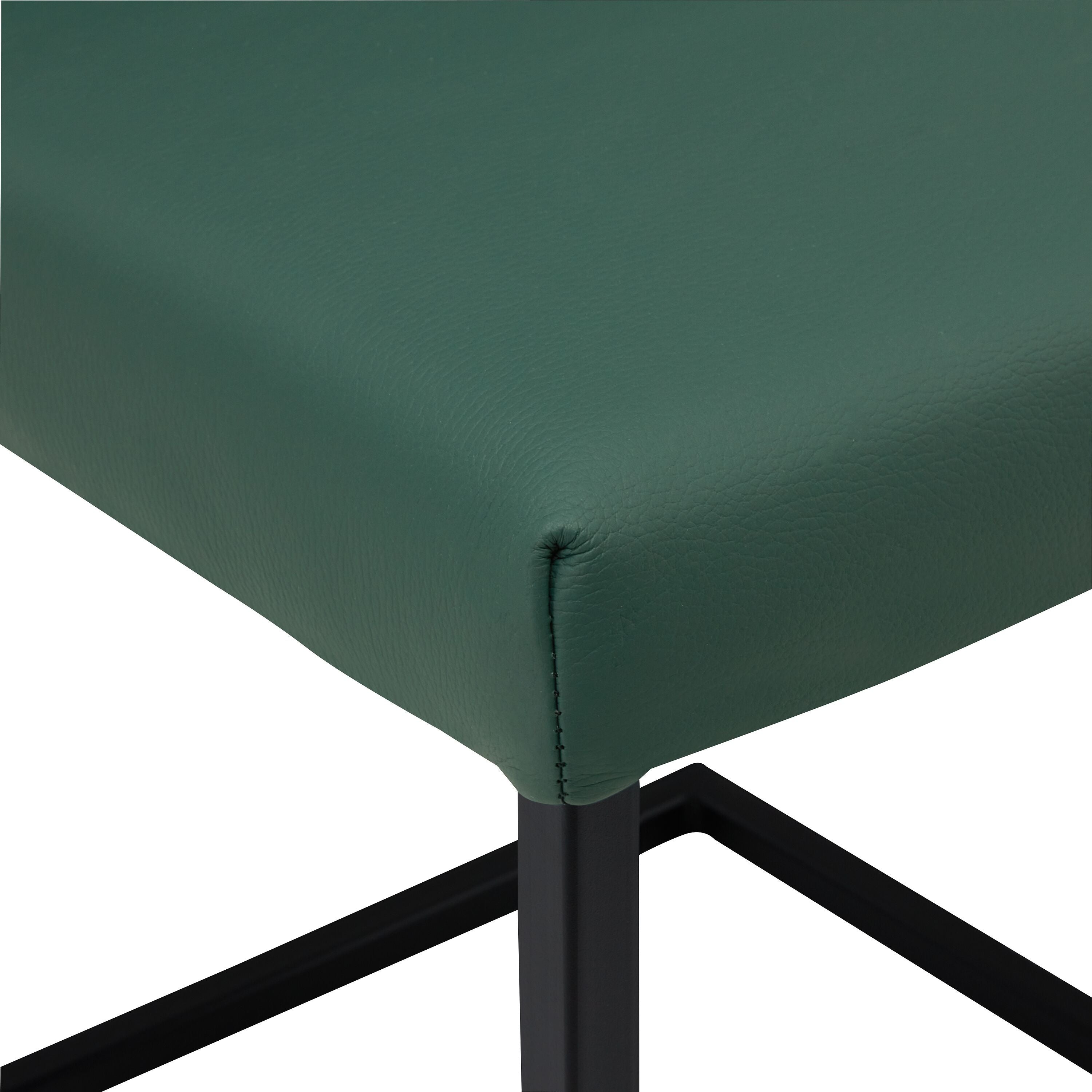 SIENA Stuhl - Dunkelgruen / B: 45.5 cm x T: 44.0 cm x H: 87.0 cm