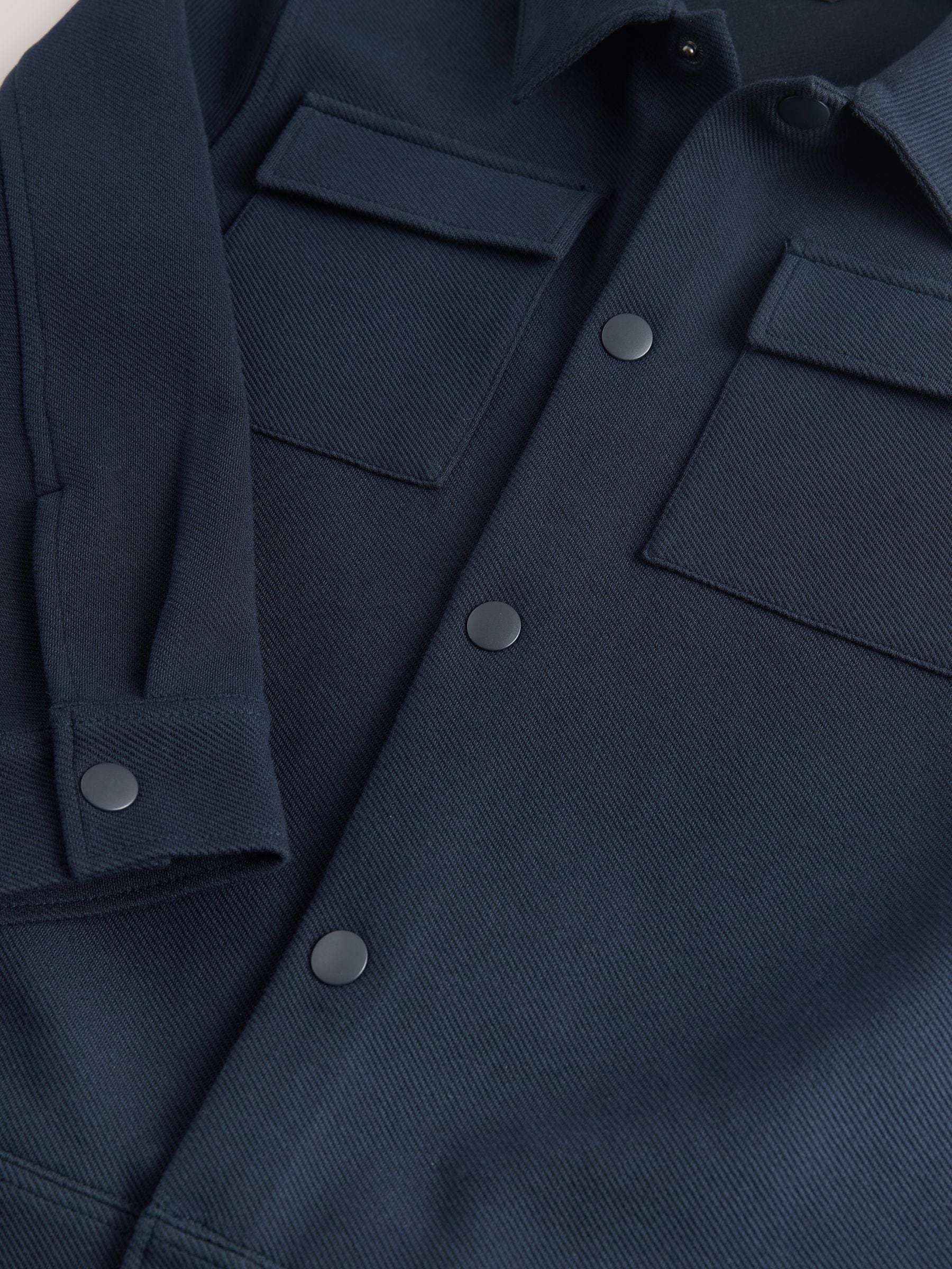 Marineblauw - Modieus overshirt (3 - 16 jr)
